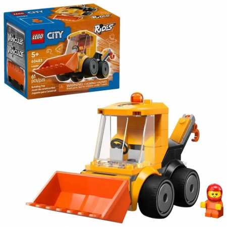 Конструктор LEGO "Машинки Строительный погрузчик" 60483, 61 деталь