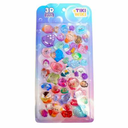 Набор 3D-наклеек "Тики океан S2" Tiki Wiki 25ESE009-04 серии Crystal