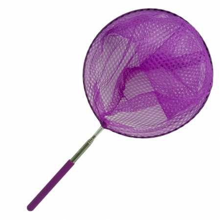 Сачок для бабочек с телескопической ручкой Y8436(Violet) 85 см, D20 см