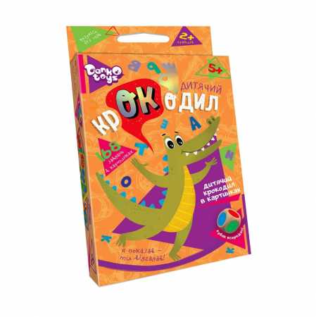 Детская настольная игра викторина "Детский крокодил" CROC-01-01U на укр. языке