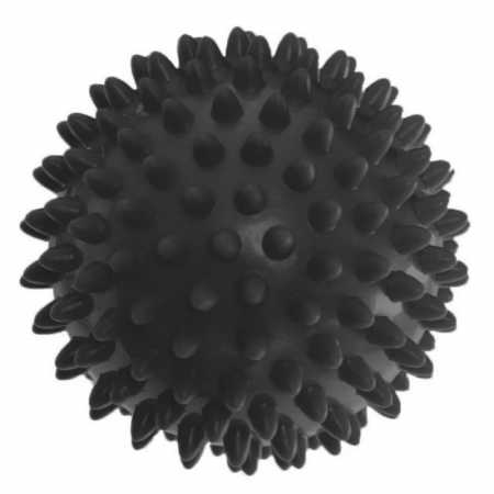Массажный мячик EF-1063-BK 7.5 см, жесткий, черный