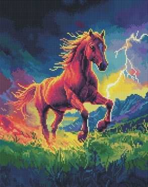 Гнідий кінь