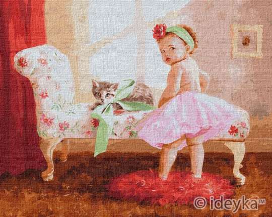 Картина по номерам - Подарок принцессе ©Ira Volkova Идейка 40х50 см (KHO2376)