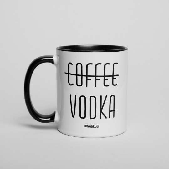 Кружка "Coffee - Vodka", англійська