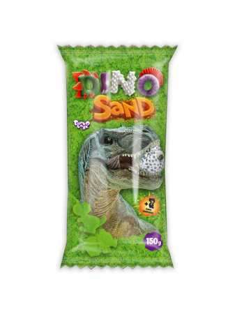 Набор для творчества "Кинетический песок "Dino Sand" DS-01, 150 грамм Зеленый