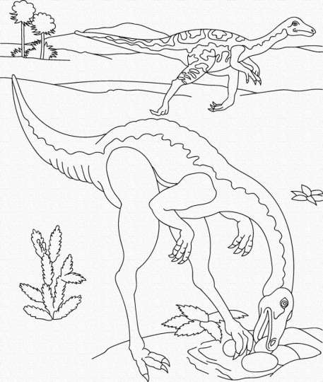 Розпис на полотні. Art Craft "Динозаври" 25х30 см 15524-AC