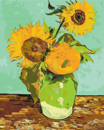 Вінсент Ван Гог "Три соняшники у вазі"