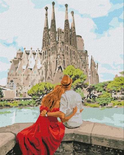 Картина по номерам - Романтическая Испания Идейка 40х50 см (KHO4689)