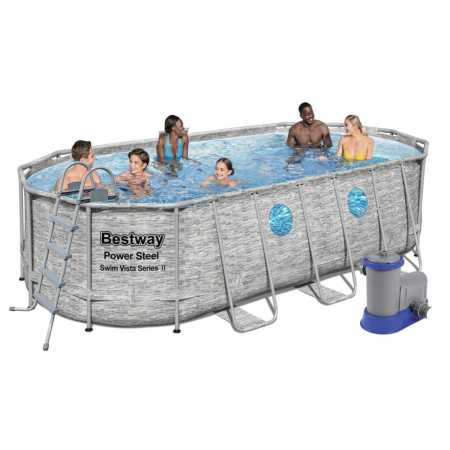 Бассейн каркасный Bestway 56716 (549-274-122 см), 13430 л