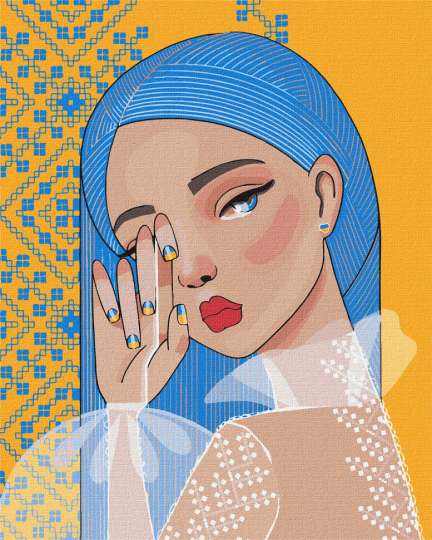 Картина по номерам "Несокрушимая ©mosyakart" Идейка KHO4907 40х50 см                                                    