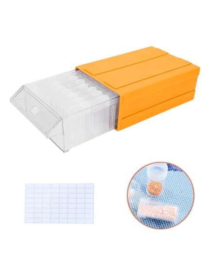 Квадратний контейнер для стразів: досконала організація вашого творчого Процесу