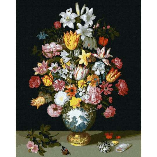 Картина за номерами "Квіткова симфонія" © Ambrosius Bosschaert de Oude Ідейка KHO3210 40х50 см