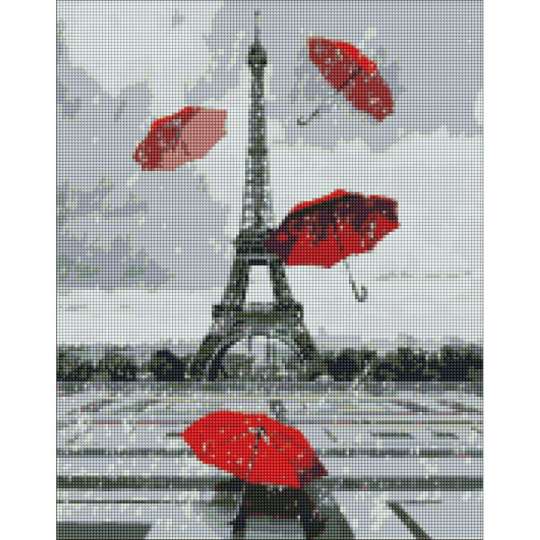 Алмазна мозаїка "Улюблений Париж" Ідейка AMO7219 40х50 см