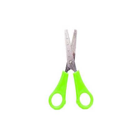 Детские ножницы цветные "C" COLOR-IT 508, 13 см Зеленый