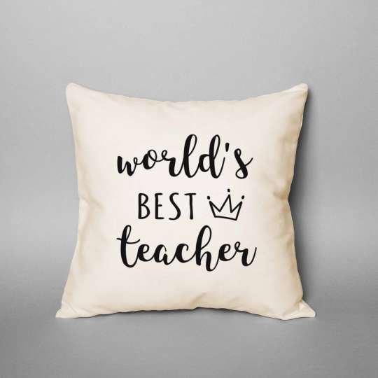Подушка "World`s best teacher", англійська