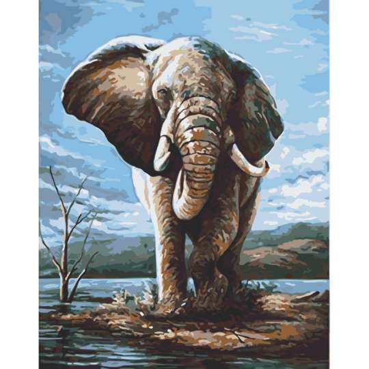 Картина по номерам "Могучая фигура" Art Craft 11502-AC 40х50 см