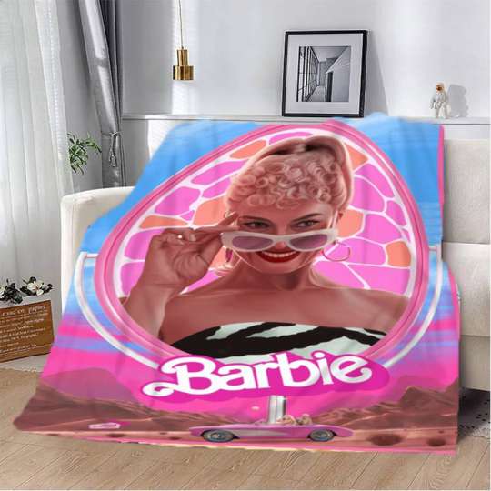 Плед 3D Барби Розовая принцесса 2838_A 13106 160х200 см