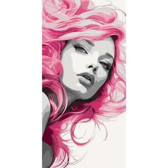 Картина по номерам "Контрастный образ" Art Craft 40х80см 10059-AC 