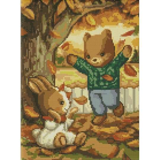 Алмазная мозаика без подрамника "Золотой ноябрь" AMC7740 30х40 см                                 
