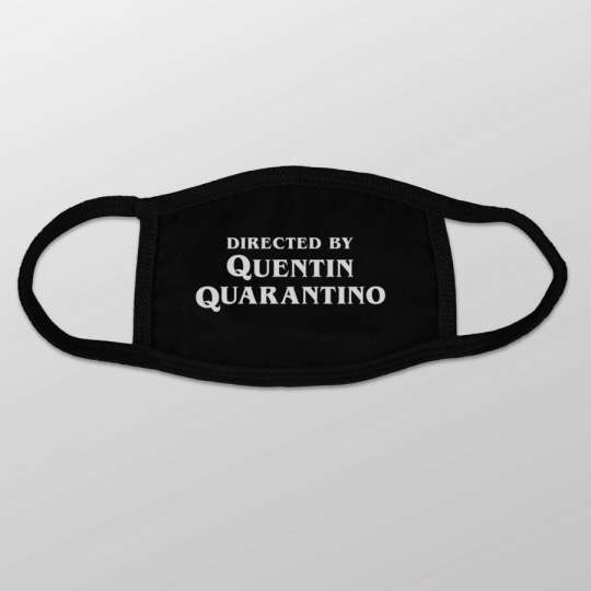 Маска защитная "Quentin Quarantino", Black, англійська