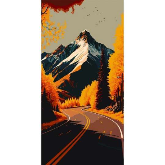 Картина по номерам "Осенний покой" 11025-AC 40x80 см