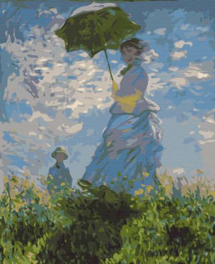 Жінка з парасолькою. Клод Моне