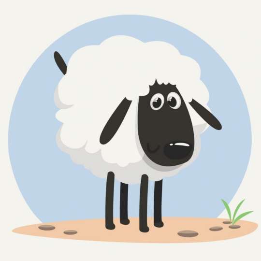 Картина по номерам "Овечка" 15032-AC 30х30 см