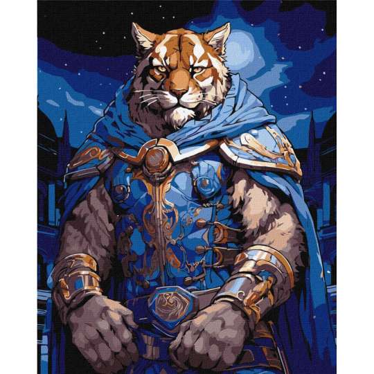 Картина по номерам "Сильный зверь" ©zubenko.oleksii KHO6571, 40х50см                                                