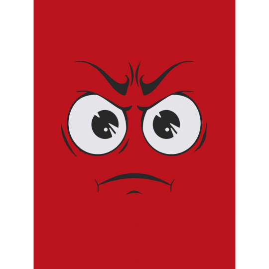 Картина по номерам "Эмоции. Ярость" 15041-AC 30х40 см                                                           