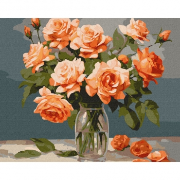 Картина по номерам "Изящный букет" KHO3251 40х50 см