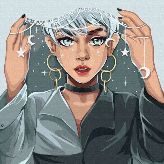 Картина по номерам "Хранительница снов" KHO4894 40х40 см