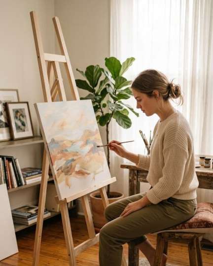 Мольберт підлоговий №40