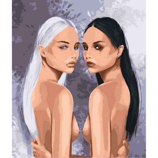 Картина по номерам "Противоположности" ©VALLERONY 10121-AC 40x50 см 