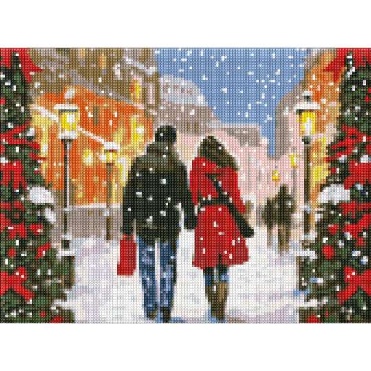 Міні стилус для  алмазної мозаїки. Чорний з рожевим