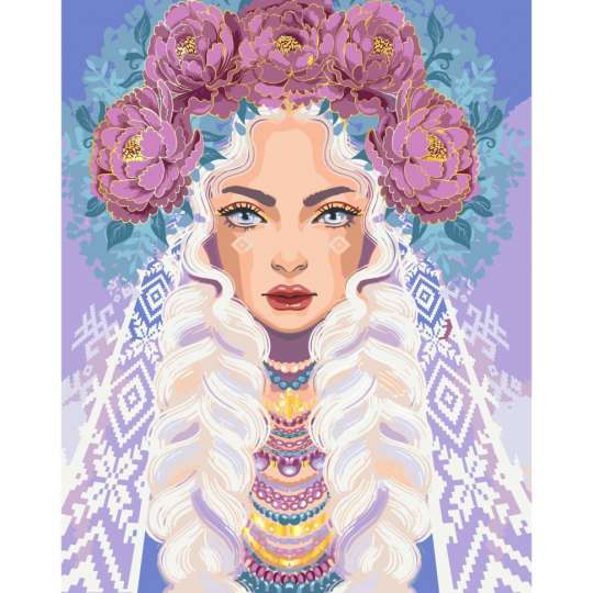 Картина по номерам "Госпожа Пион" 10127-AC 40х50 см