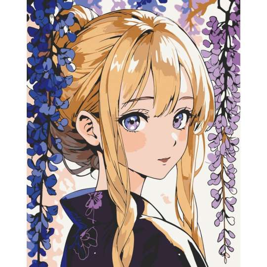 Картина по номерам "Светловолосая девушка" 16102-AC 40х50 см