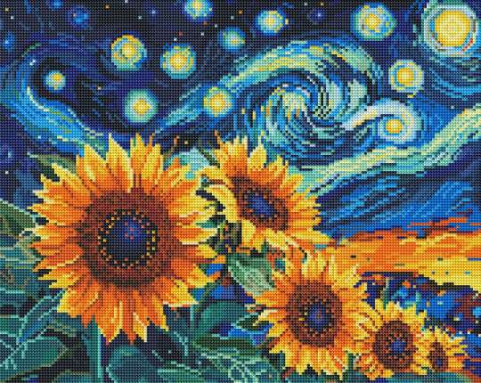 Соняшник в стилі Ван Гога