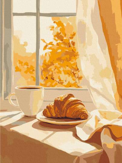 Круасан і кава