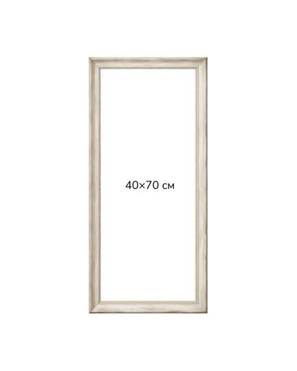 Багетна рамка (бароко в сріблі 4,5 см) 40х70