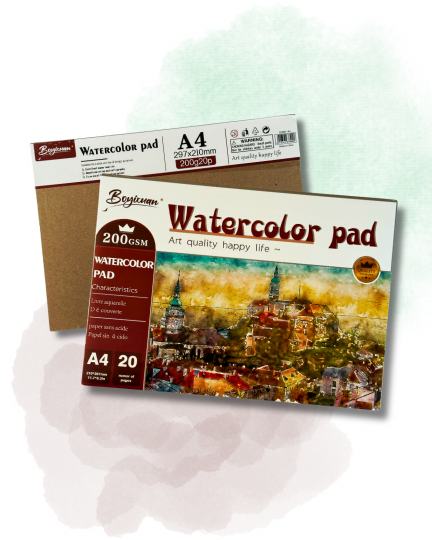Скетчпад для акварельних фарб A4