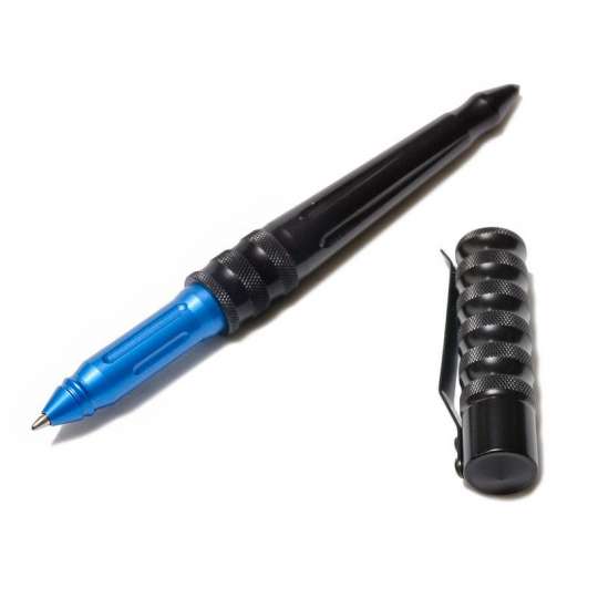 Ручка металлическая BST TP7A-BU черный с бирюзевым корпус
