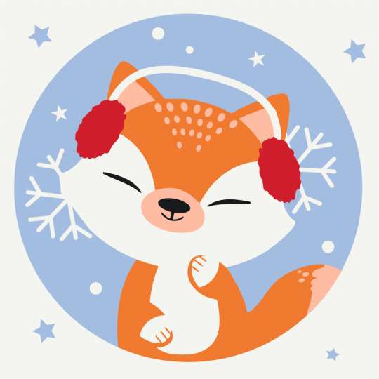 Лисичка сніжинка